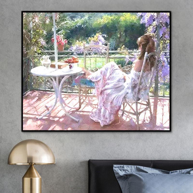 Porträt Dame Malen Nach Zahlen Für Erwachsene PH9406