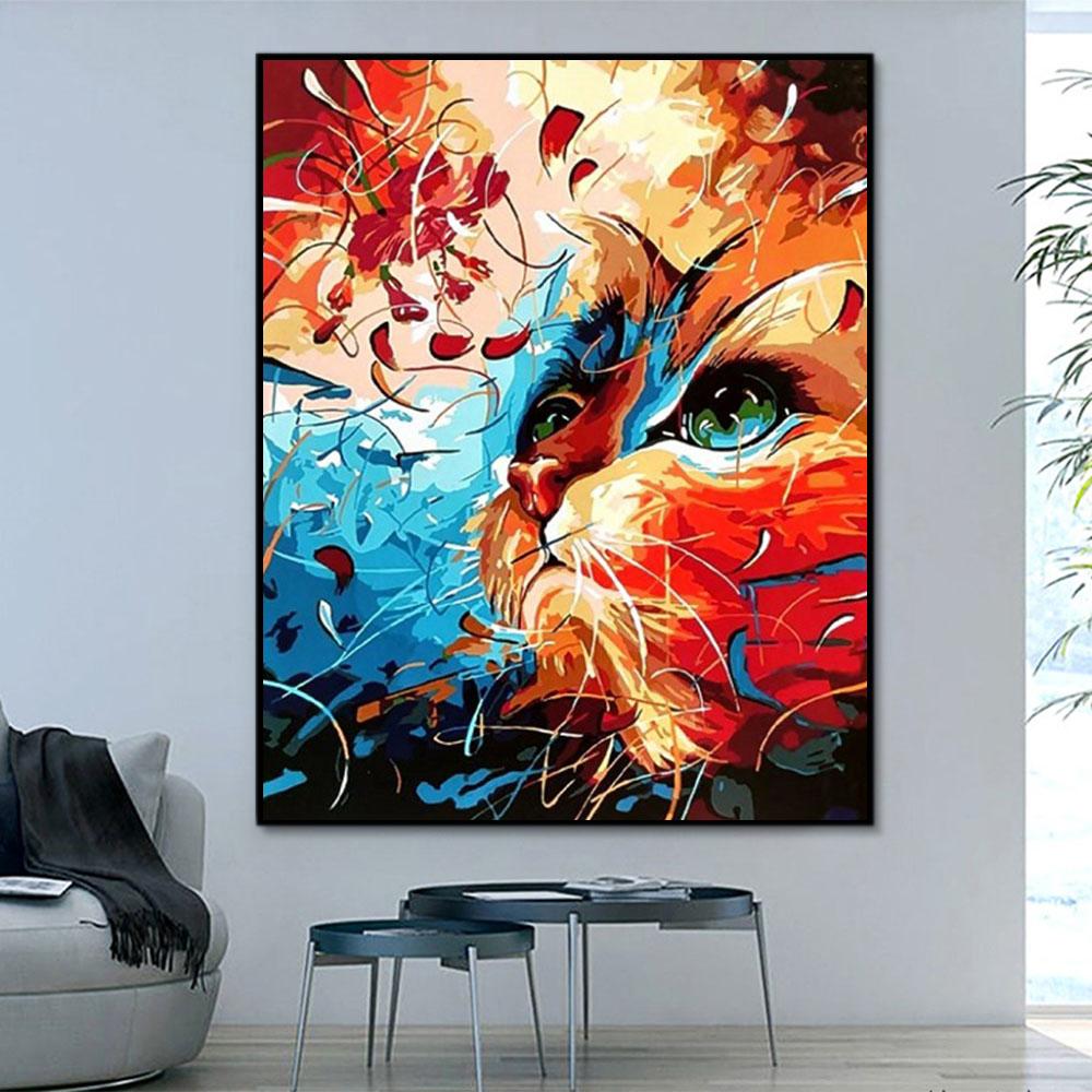 Hund & Katze Malen Nach Zahlen Für Kinder PH9464