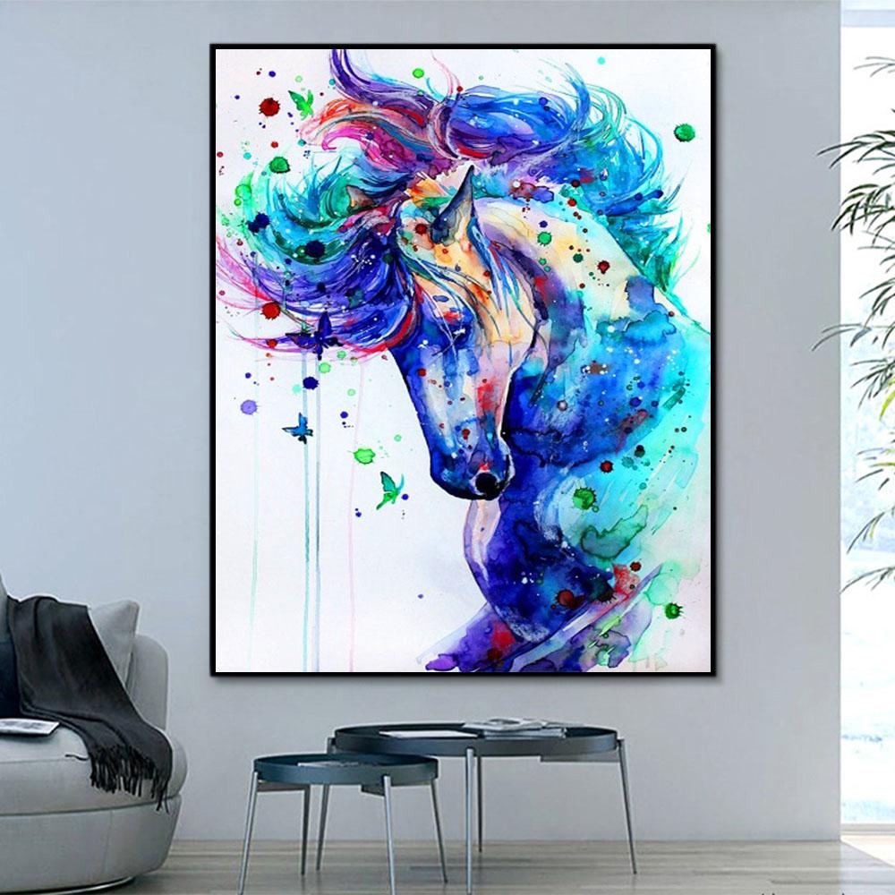 Tier Pferd Malen Nach Zahlen Für Erwachsene PH9484