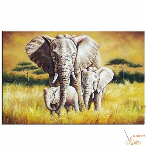 Tier Malen nach Zahlen PH9493