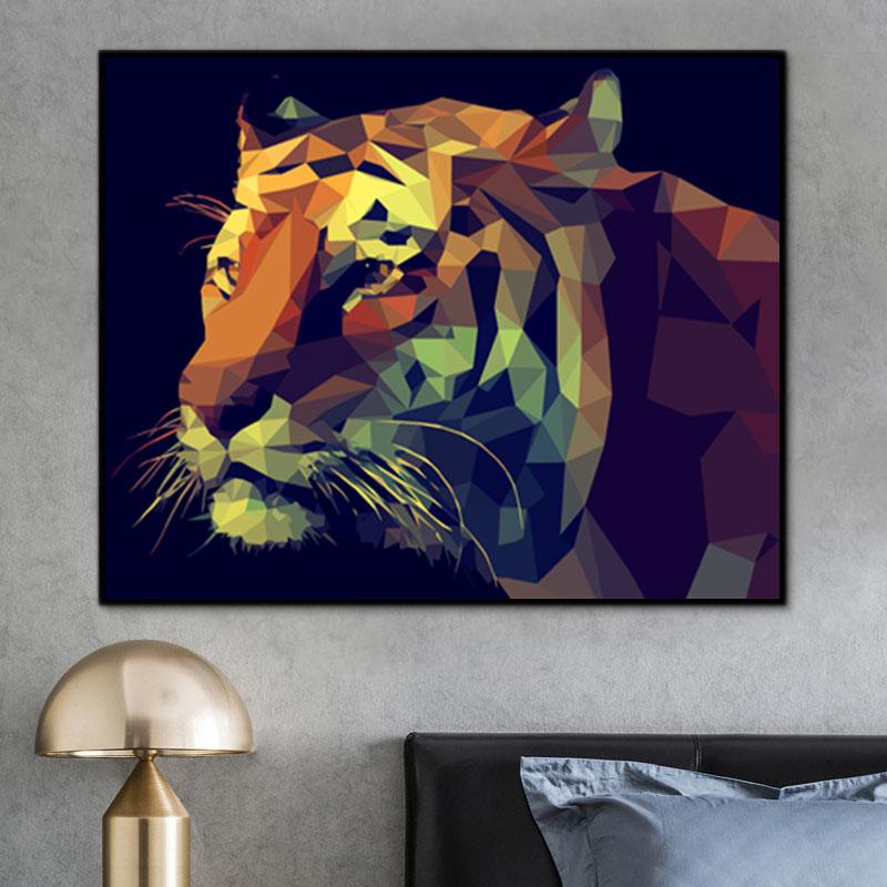 Tier Tiger Malen Nach Zahlen Für Erwachsene PH9590