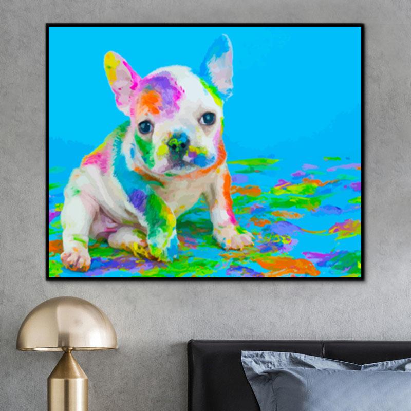 Hund & Katze Malen Nach Zahlen Für Kinder PH9603