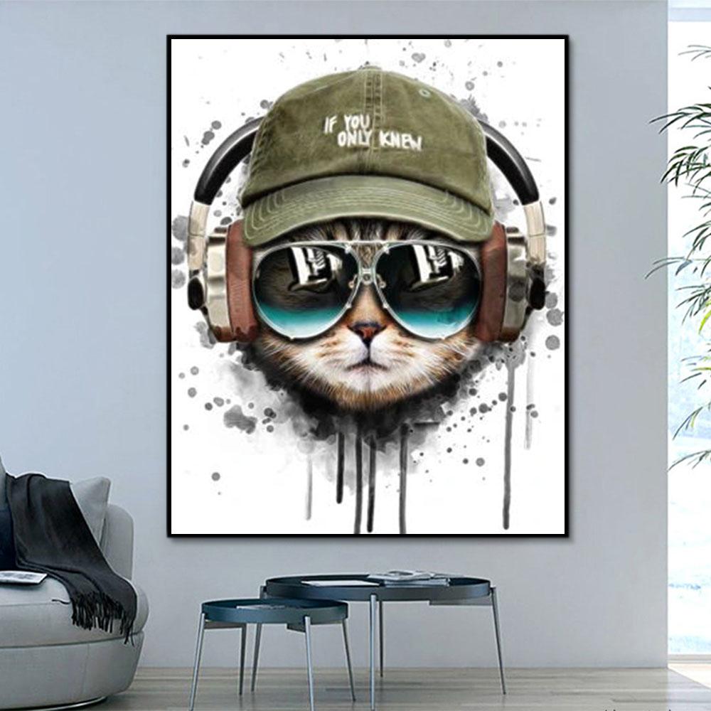 Hund & Katze Malen Nach Zahlen Für Kinder PH9606