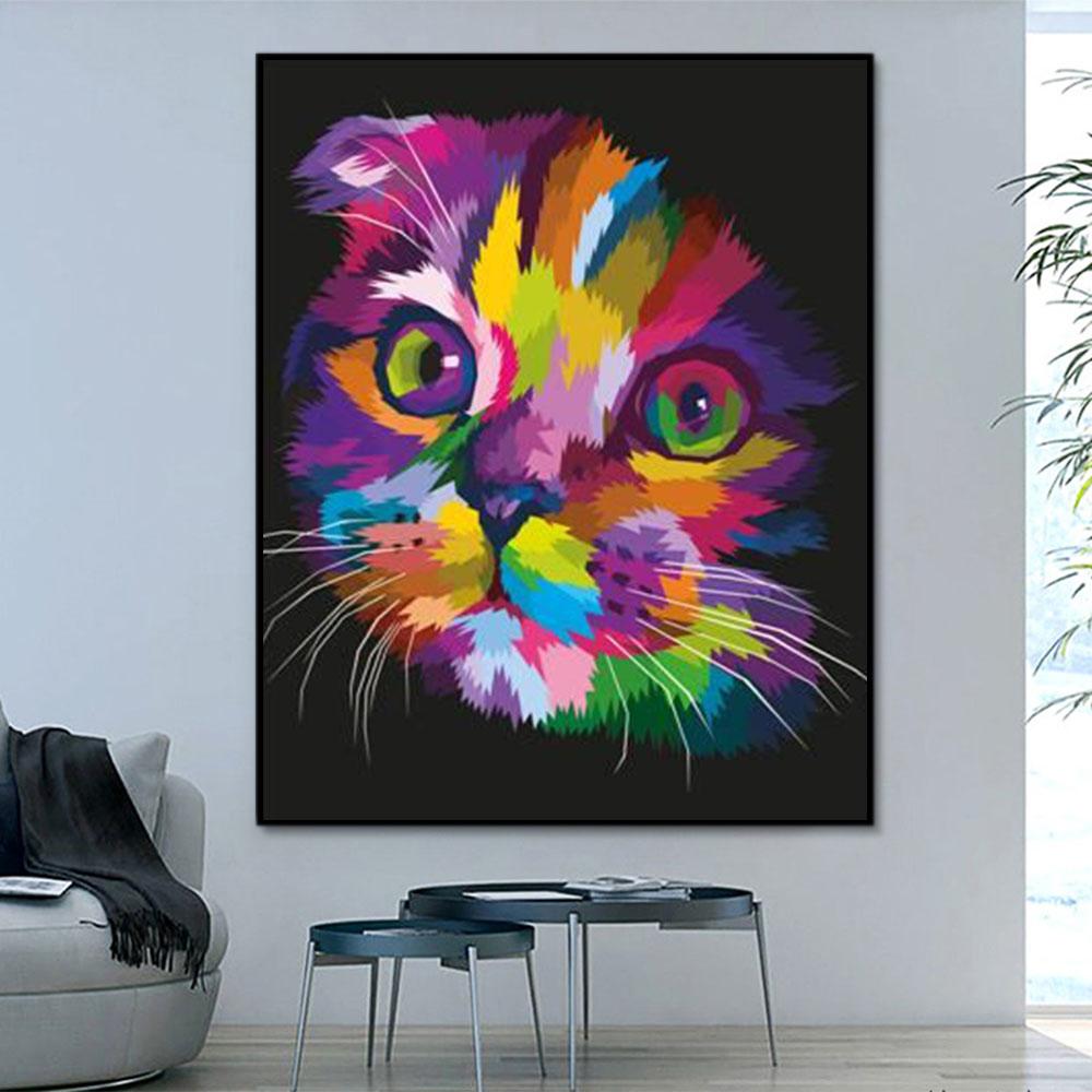 Hund & Katze Malen Nach Zahlen Für Kinder PH9608