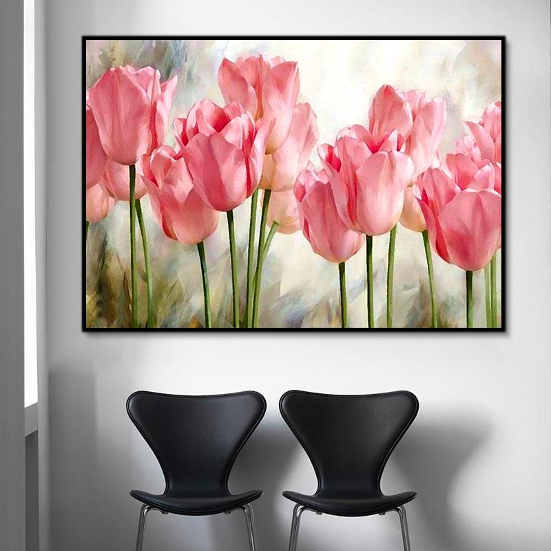 Blume Tulpe Malen Nach Zahlen Für Erwachsene PH9648