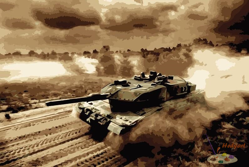 Militär Malen nach Zahlen PW5633