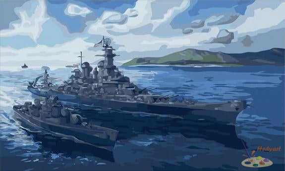 Militär Malen nach Zahlen PW5634