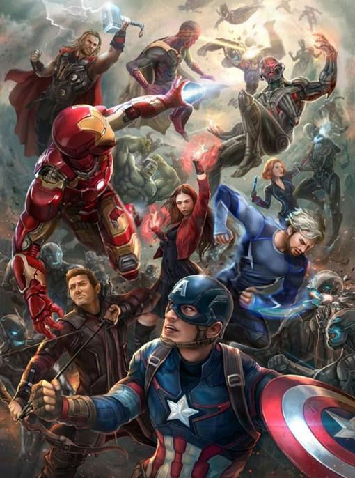 Movie Paint By Numbers Kits UK QM3163