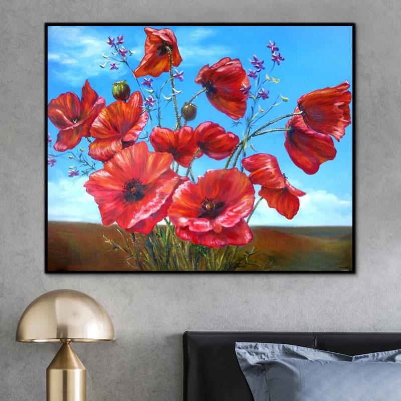 Blume Frieden Blume Malen Nach Zahlen Für Erwachsene RA3316