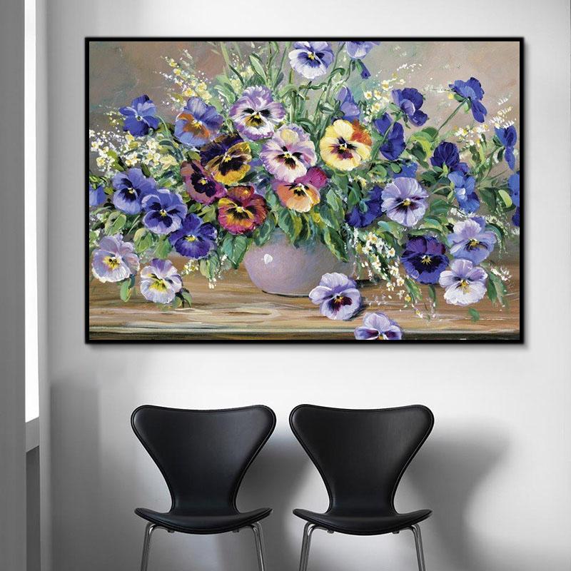 Blume Flasche Blume Malen Nach Zahlen Für Erwachsene RA3374