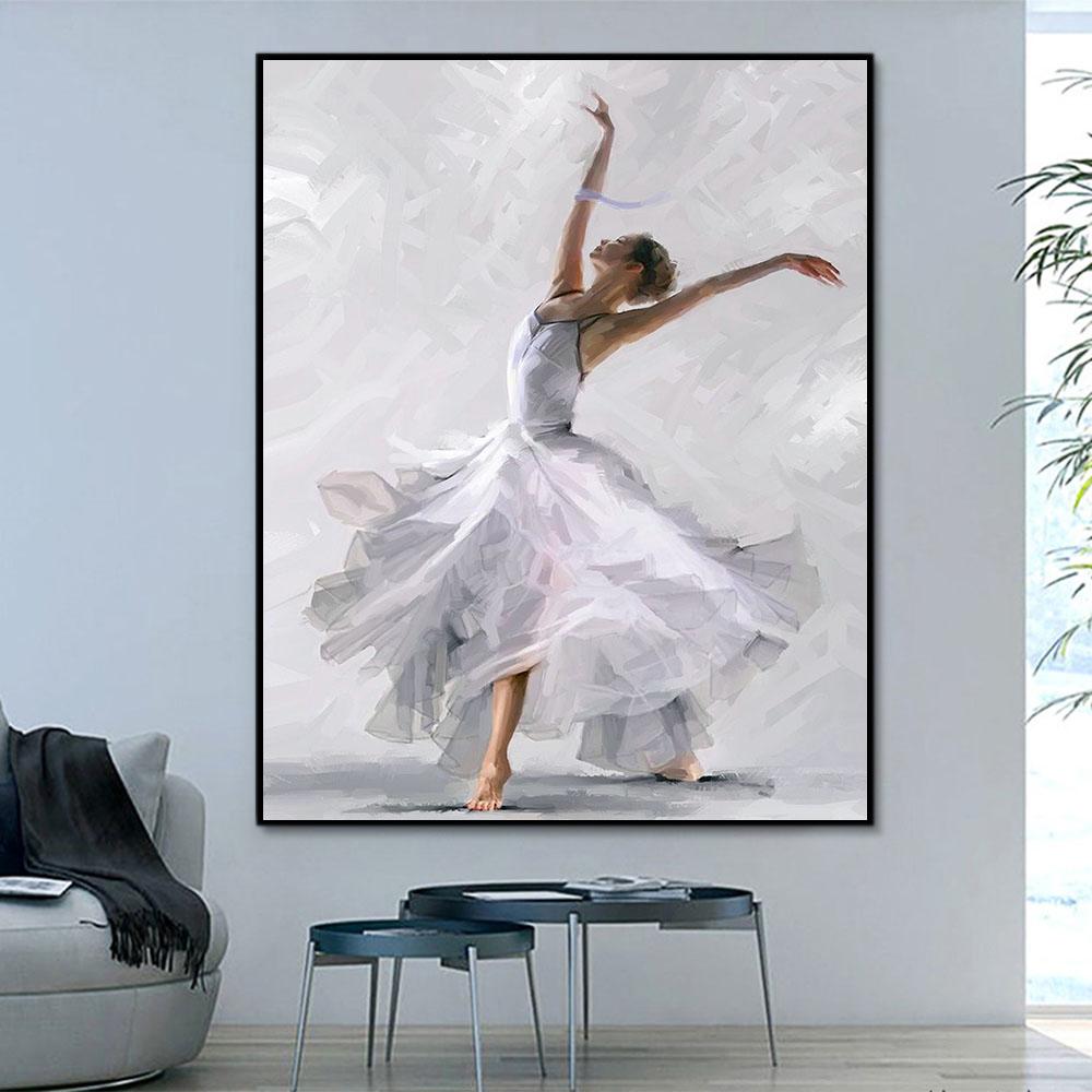 Porträt Tänzerin Malen Nach Zahlen Für Erwachsene RA3499