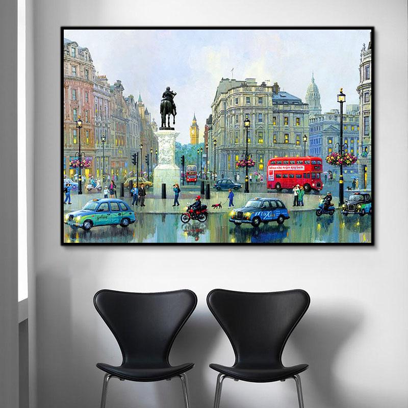 Landschaft London Malen Nach Zahlen Mit Rahmen RA3528