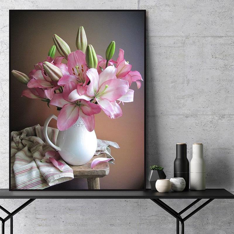 Blume Lily Malen Nach Zahlen Für Erwachsene RSB8151