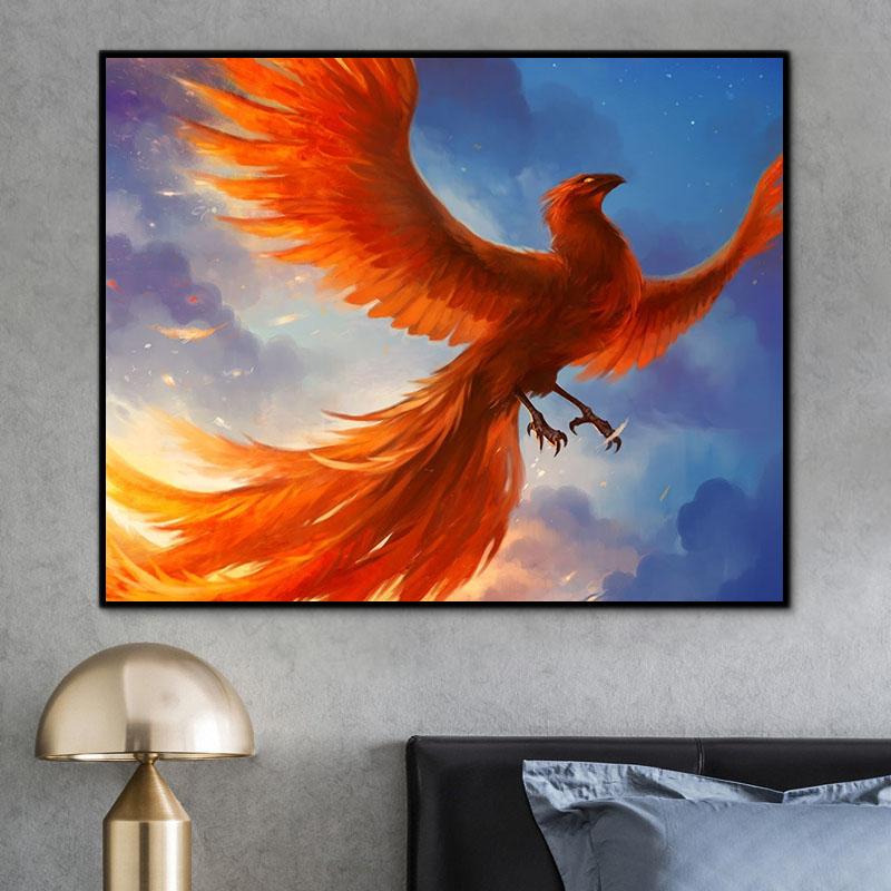 Phönix Malen Nach Zahlen Für Erwachsene RSB8200