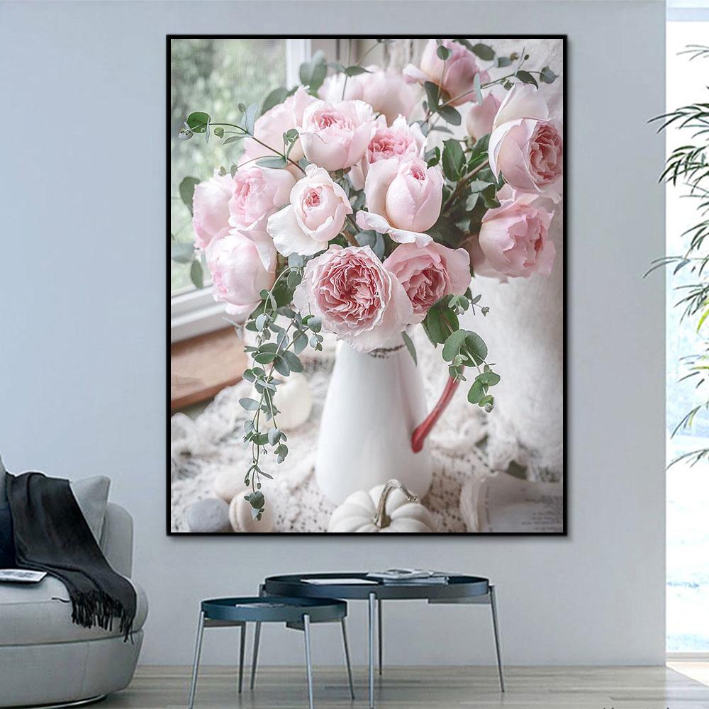 Blume Rose Malen Nach Zahlen Für Erwachsene RSB8265