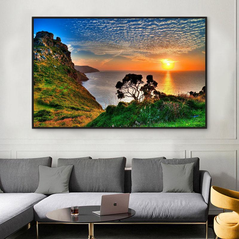 Natürlich Berg Malen Nach Zahlen Für Erwachsene RSB8269