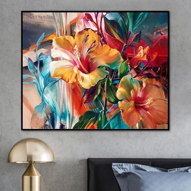 Blume Morning Glory Malen Nach Zahlen Für Erwachsene RSB8287