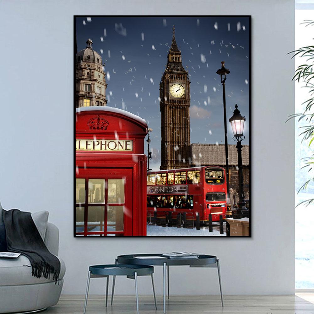 Landschaft Die Elizabeth Turm Malen Nach Zahlen RSB8320