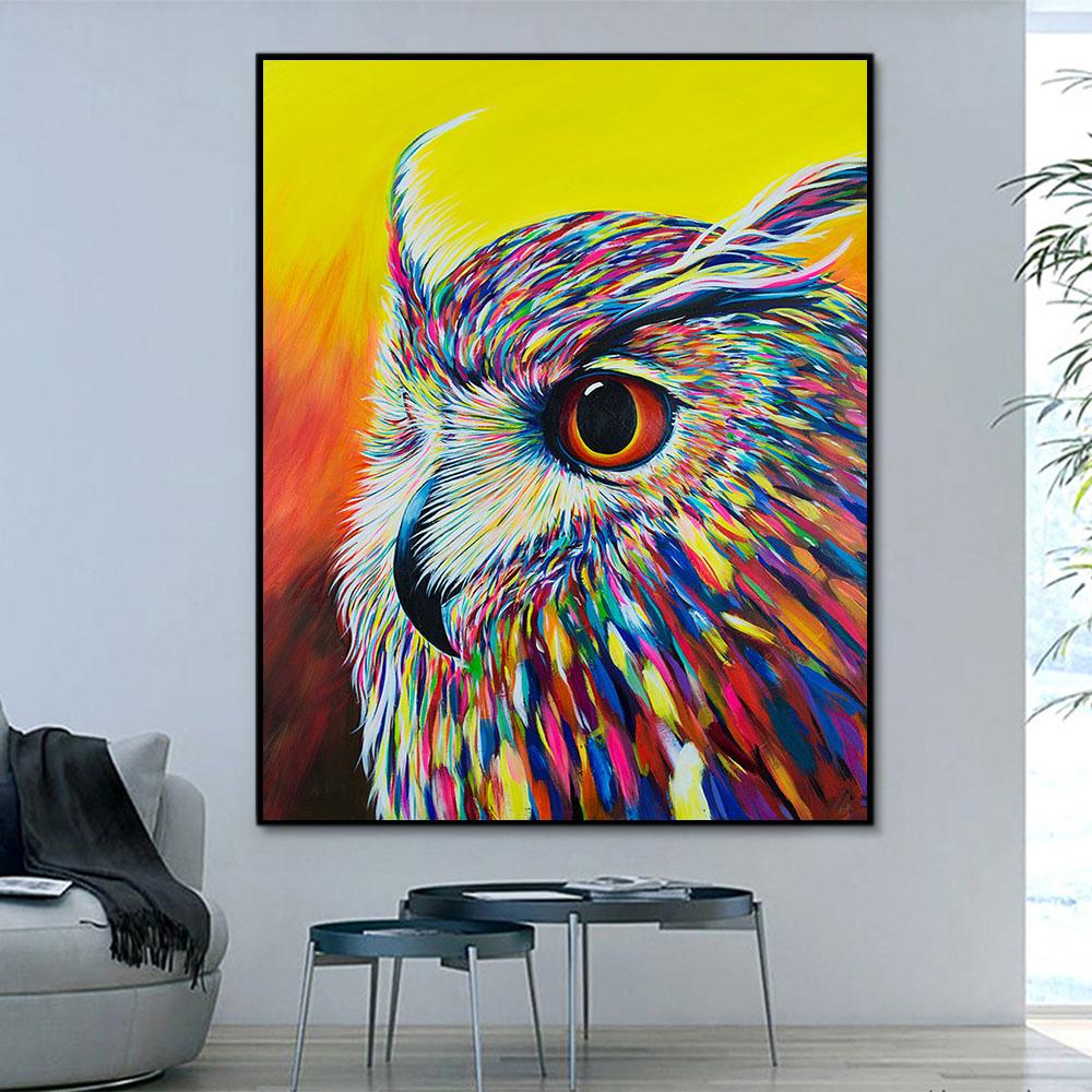 Eule Malen Nach Zahlen Für Erwachsene RSB8372