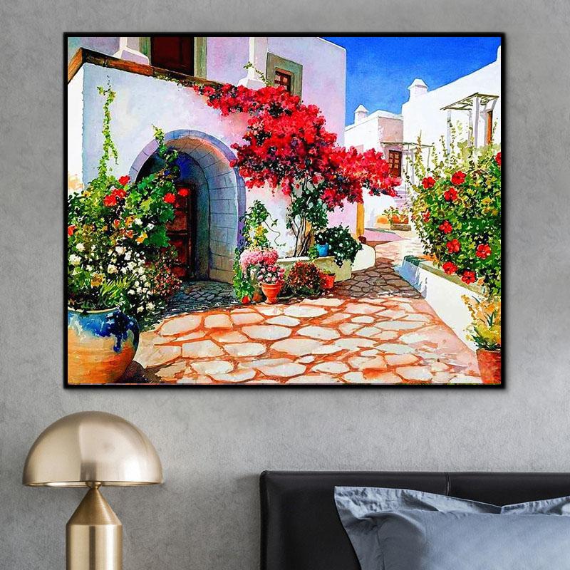 Landschaft Greece Santorini Malen Nach Zahlen RSB8399