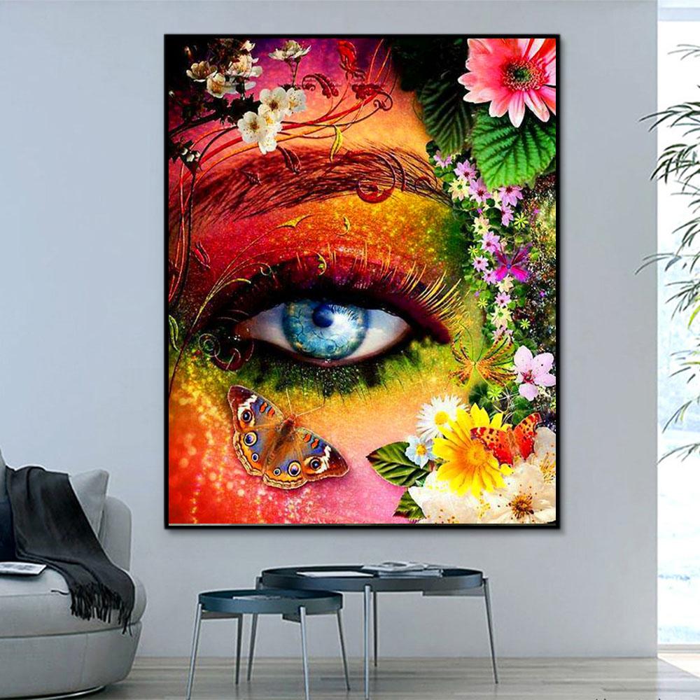 Porträt Frau Malen Nach Zahlen Für Erwachsene RSB8407