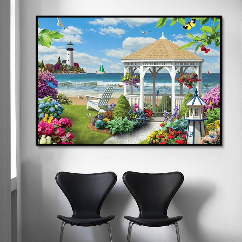 Landschaft See Malen Nach Zahlen Für Erwachsene RSB8452