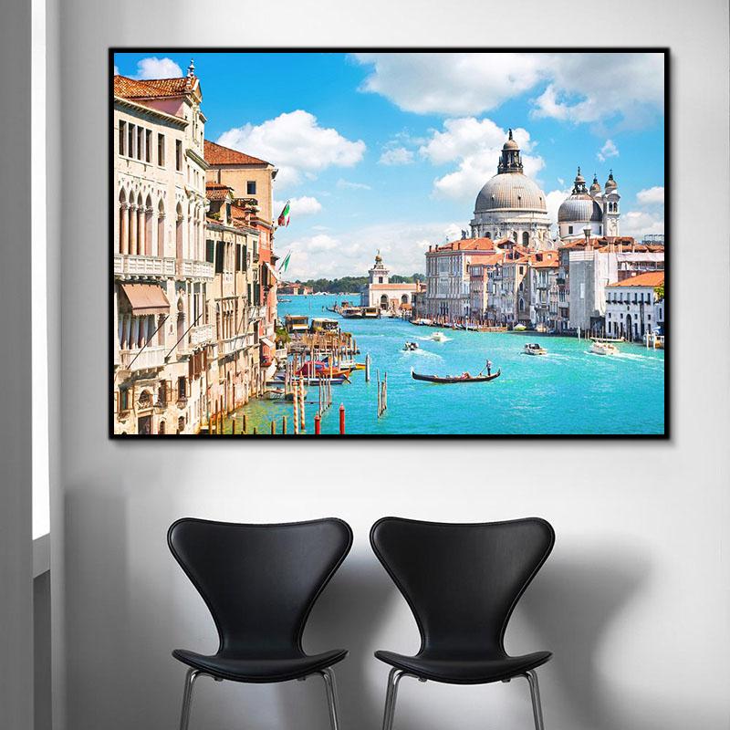 Landschaft Venice Malen Nach Zahlen Mit Rahmen RSB8475