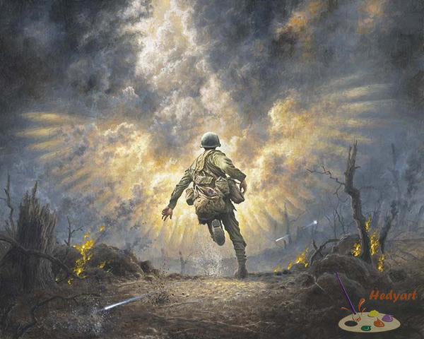 Militär Malen nach Zahlen SQ4319