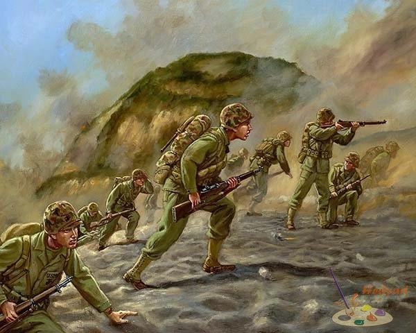 Militär Malen nach Zahlen SQ4335