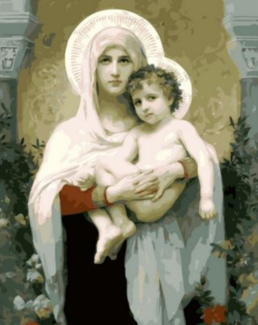 Porträt Malen nach Zahlen SQ4402