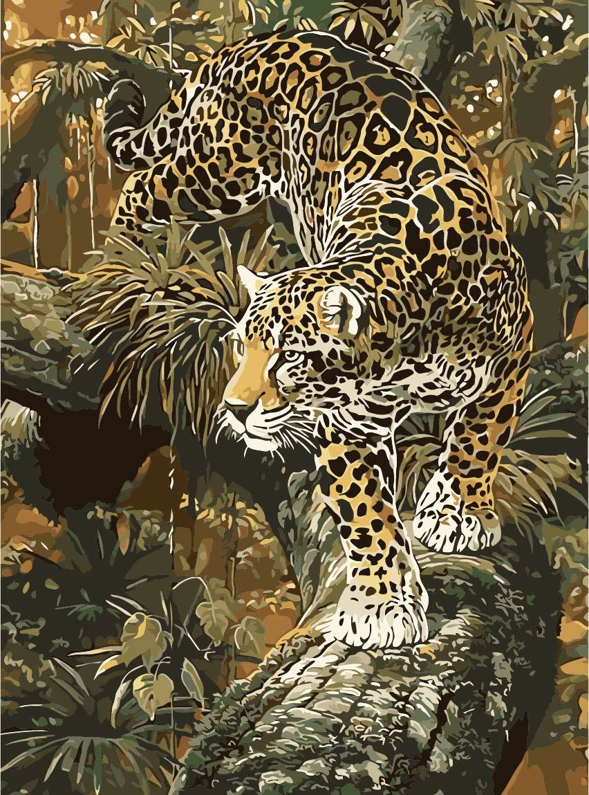 Tier Malen nach Zahlen For Adult TCR3063