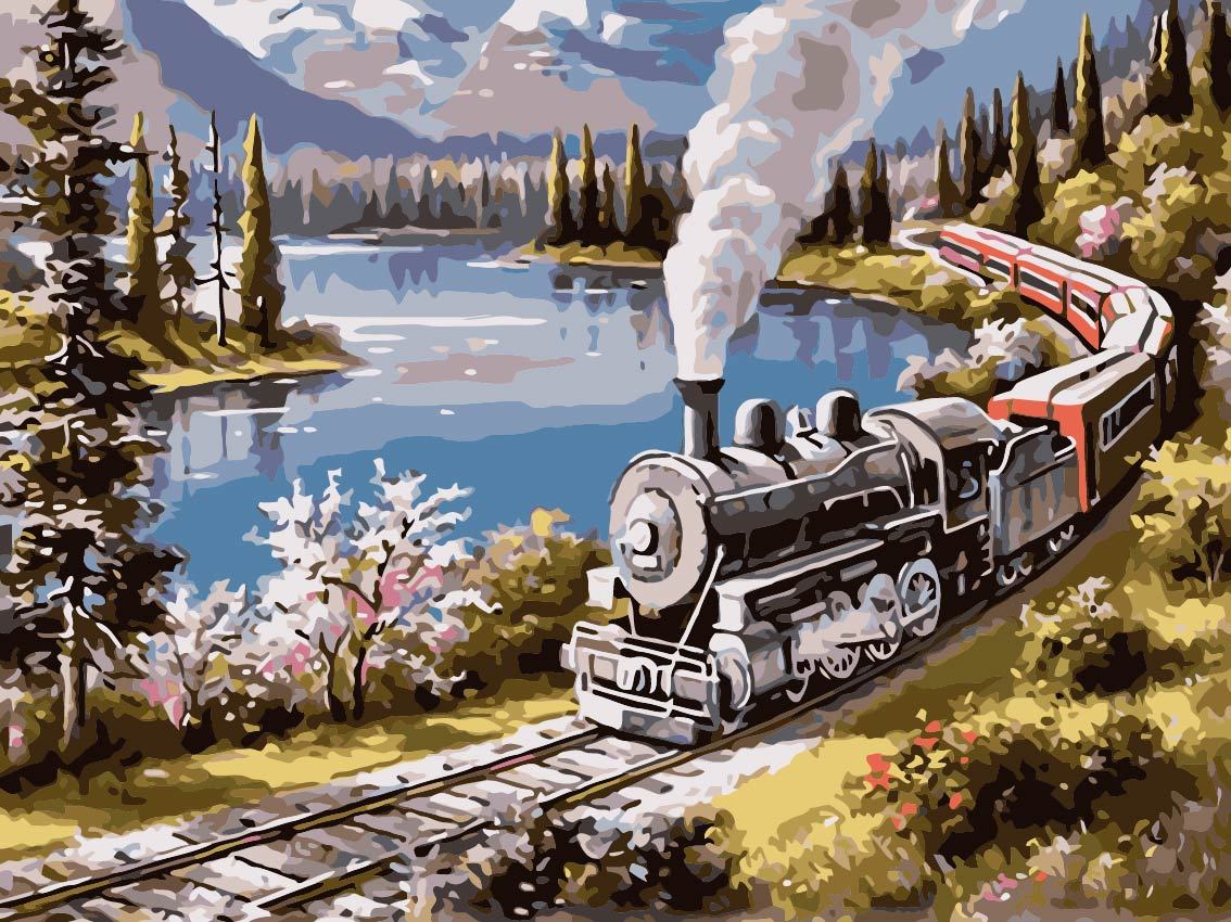 Landschaft Malen nach Zahlen For Adult TCR3084