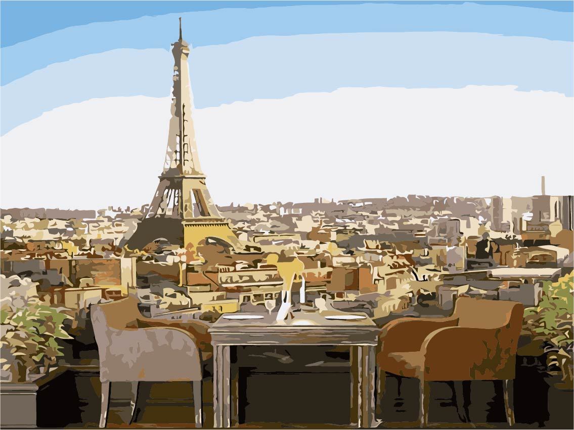 Landschaft Malen nach Zahlen For Adult TCR3086