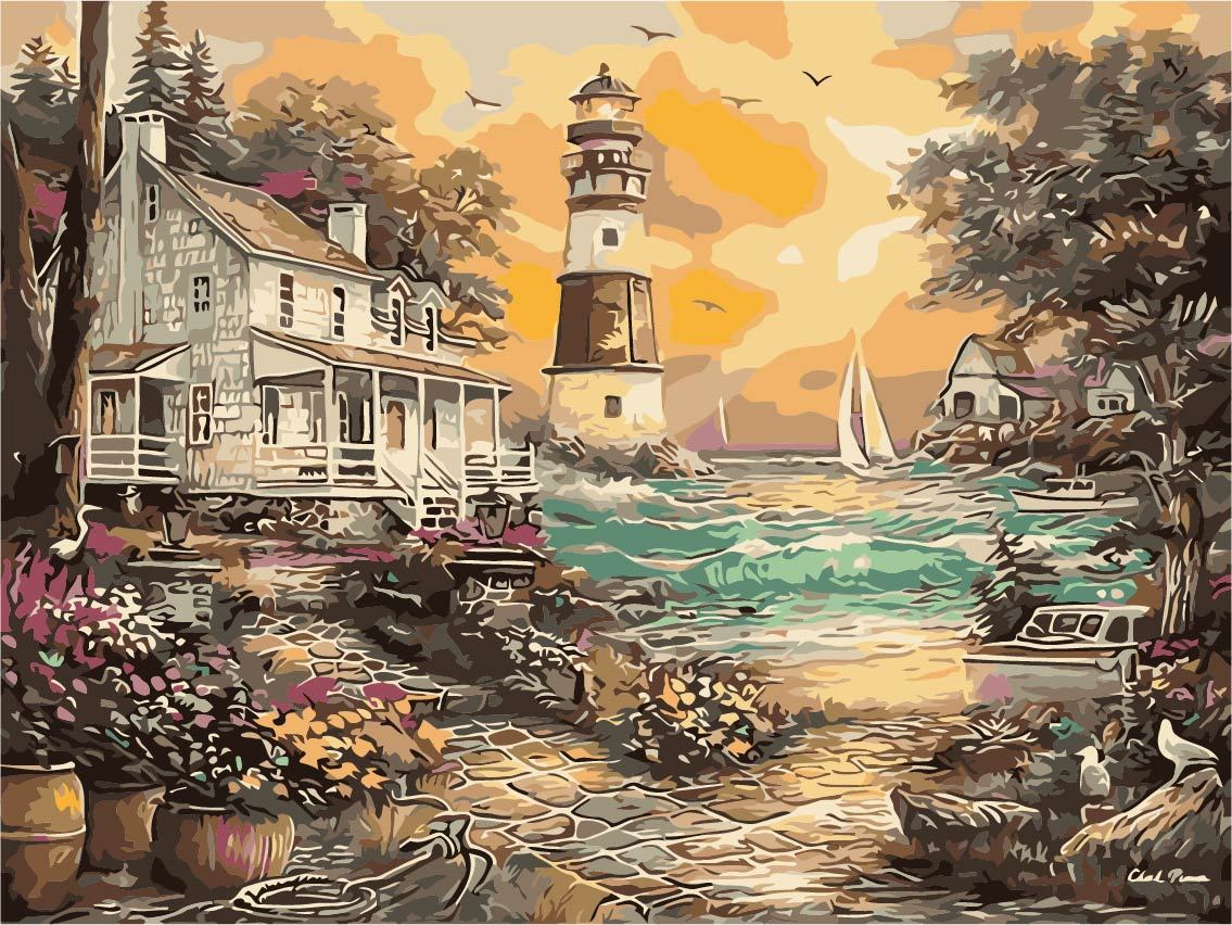 Natürlich Malen nach Zahlen For Adult TCR3087