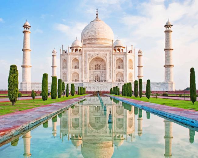 Stadt Malen nach Zahlen TM5463