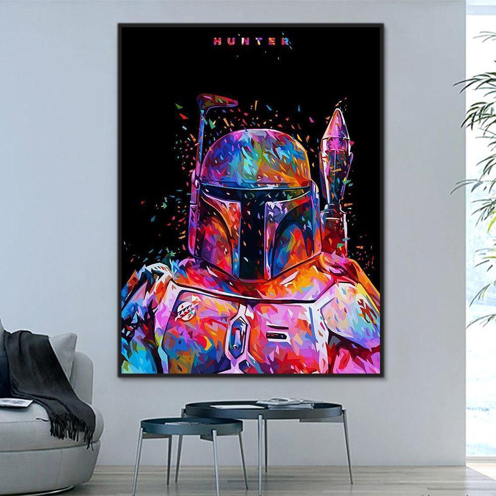 Porträt Alien Malen Nach Zahlen Für Erwachsene HQD1322