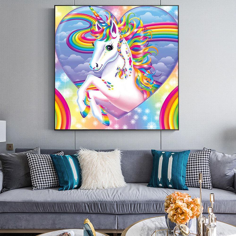 Tier Einhorn Malen Nach Zahlen HQD1279