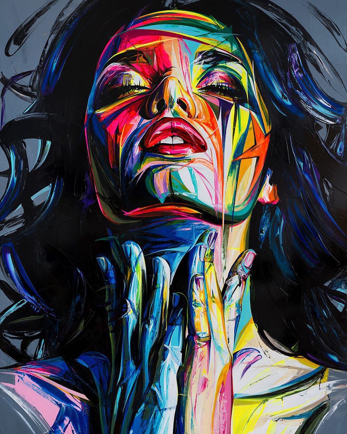 Porträt Malen nach Zahlen VM90152