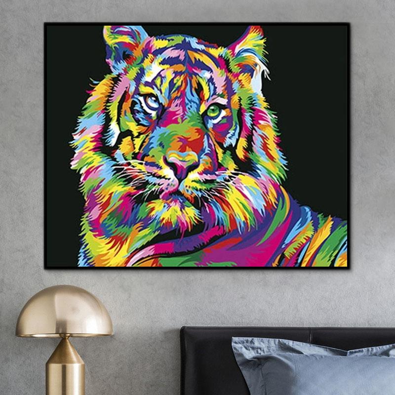 Tier Tiger Malen Nach Zahlen Für Erwachsene HQD1291