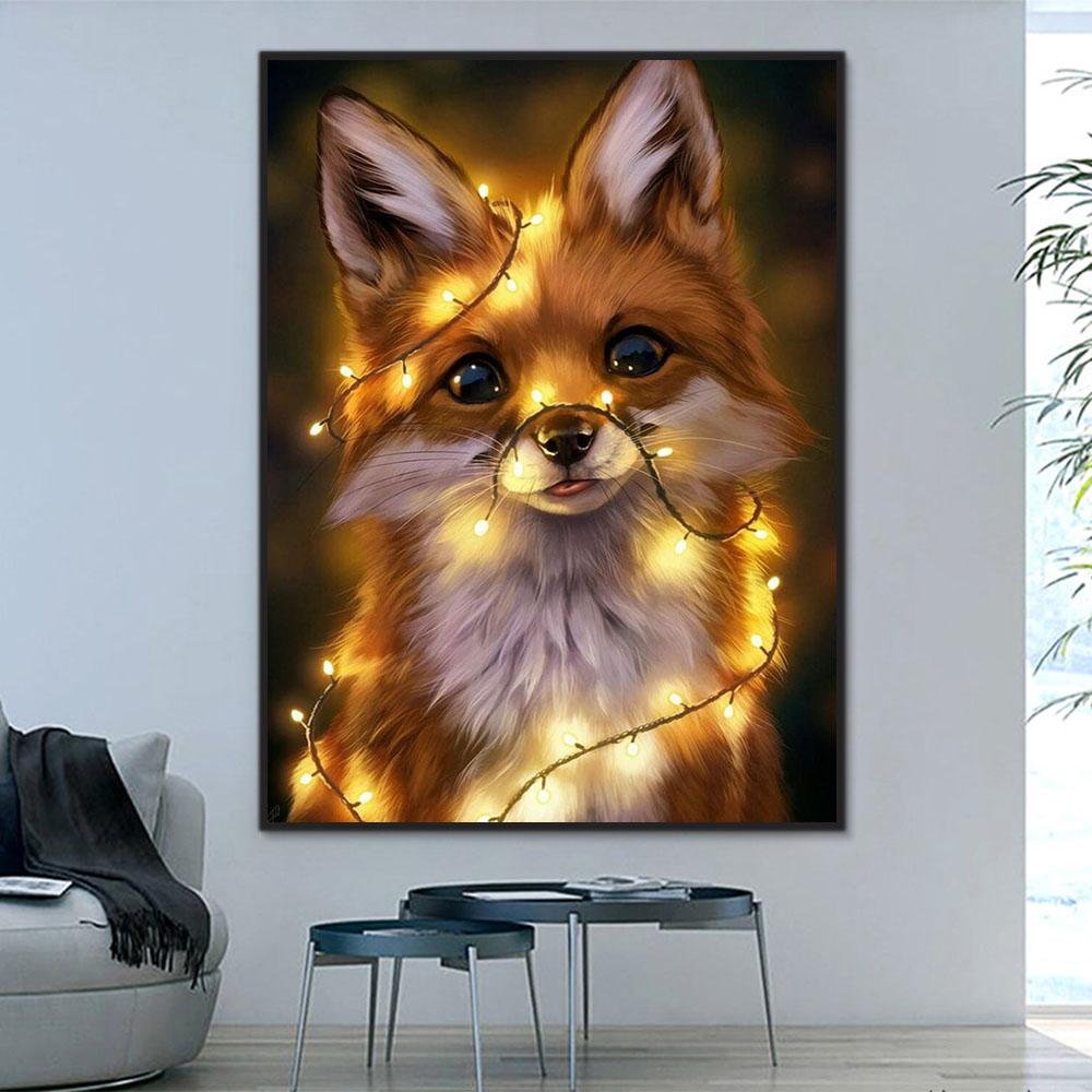 Tier Fuchs Malen Nach Zahlen Für Erwachsene HQD1267