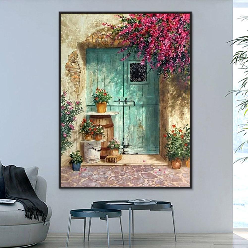 Landschaft Durch Malen Nach Zahlen Für Erwachsene HQD1225