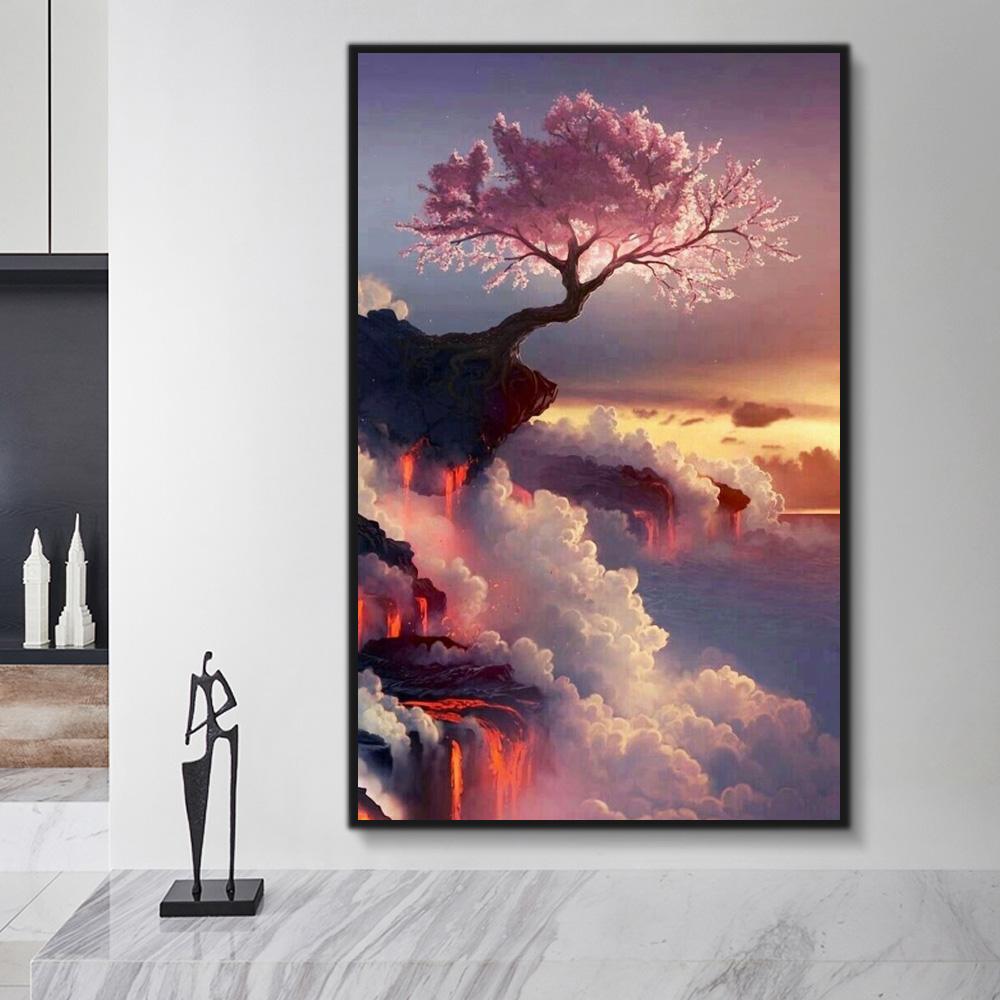 Baum Malen Nach Zahlen Für Erwachsene HQD1204