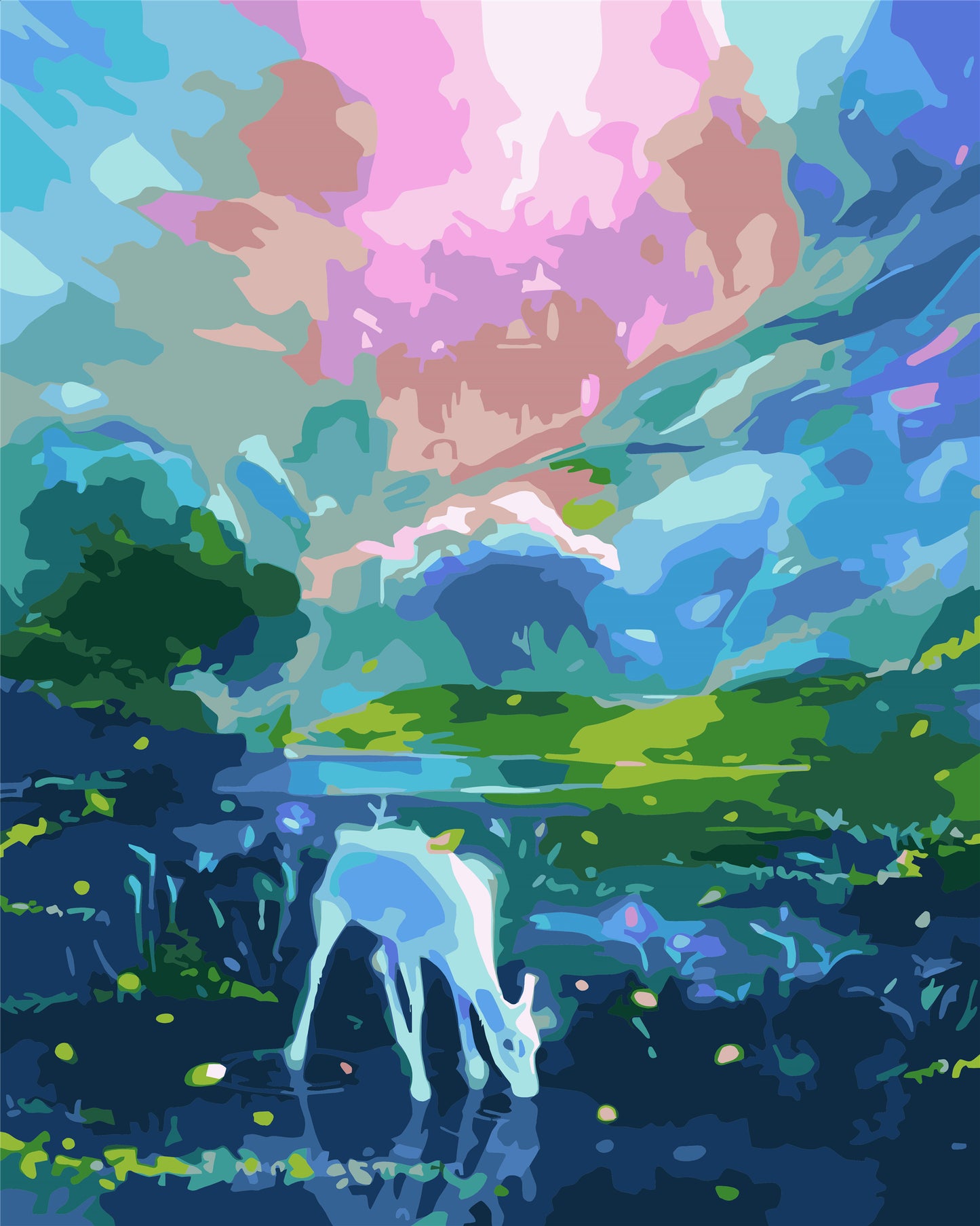 Traum Malen nach Zahlen W-205