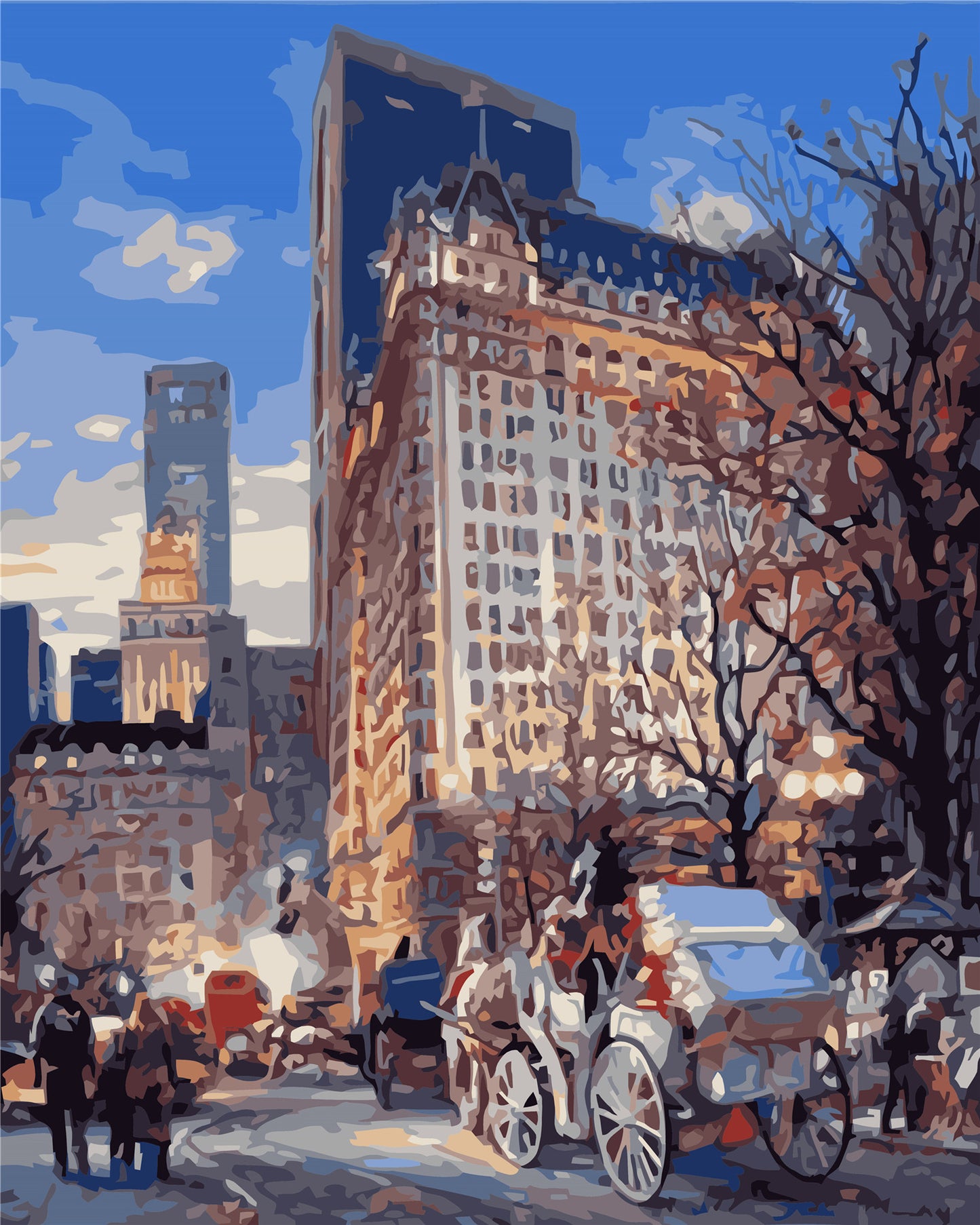 Stadt Malen nach Zahlen W-207