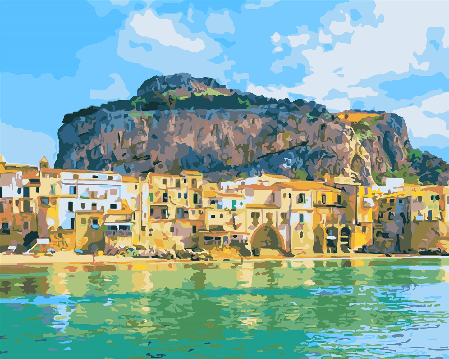 Landschaft Malen nach Zahlen Für Erwachsene W-212