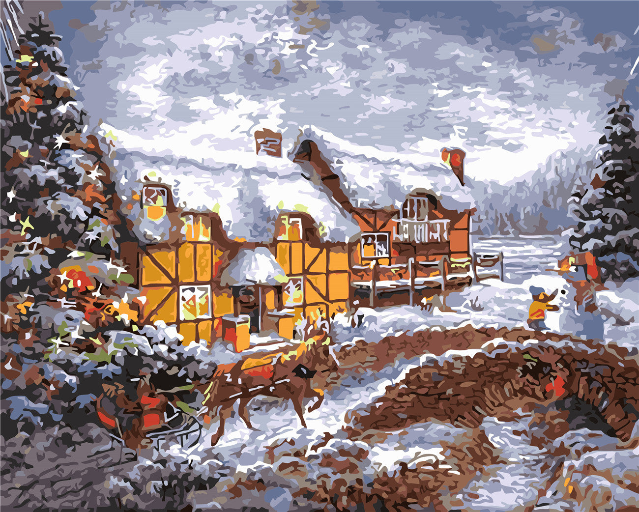 Landschaft Malen nach Zahlen W-213