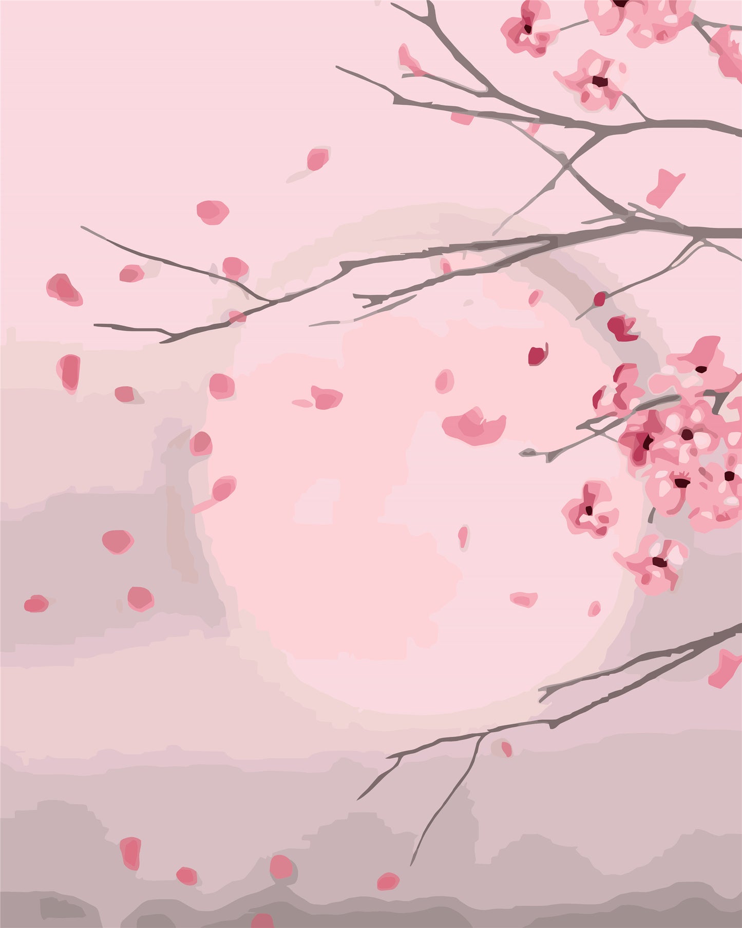 Baum Malen nach Zahlen Für Erwachsene W-221