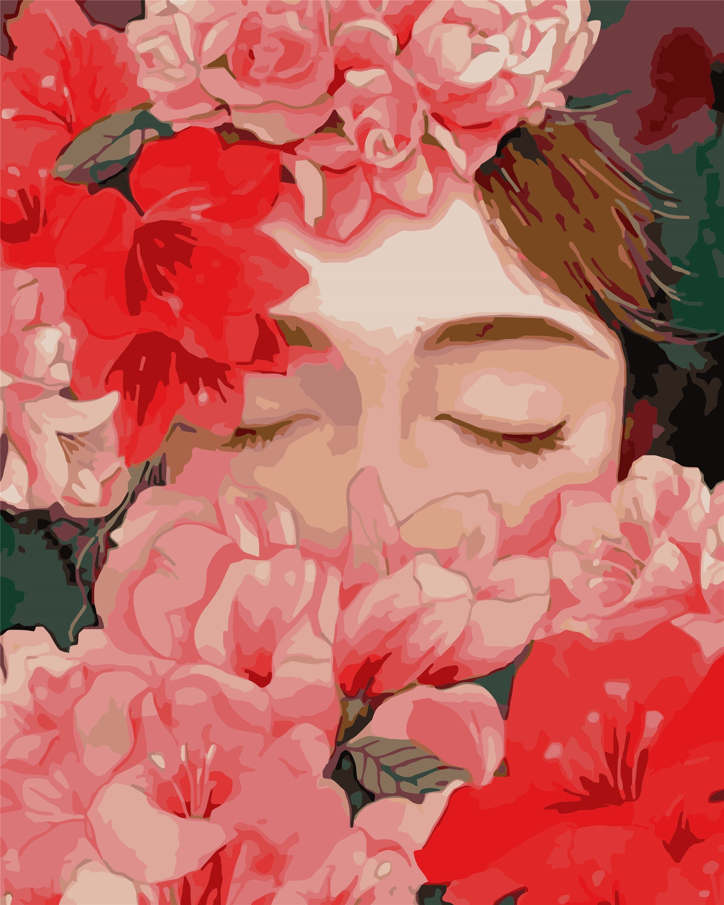 Porträt Malen nach Zahlen W-225