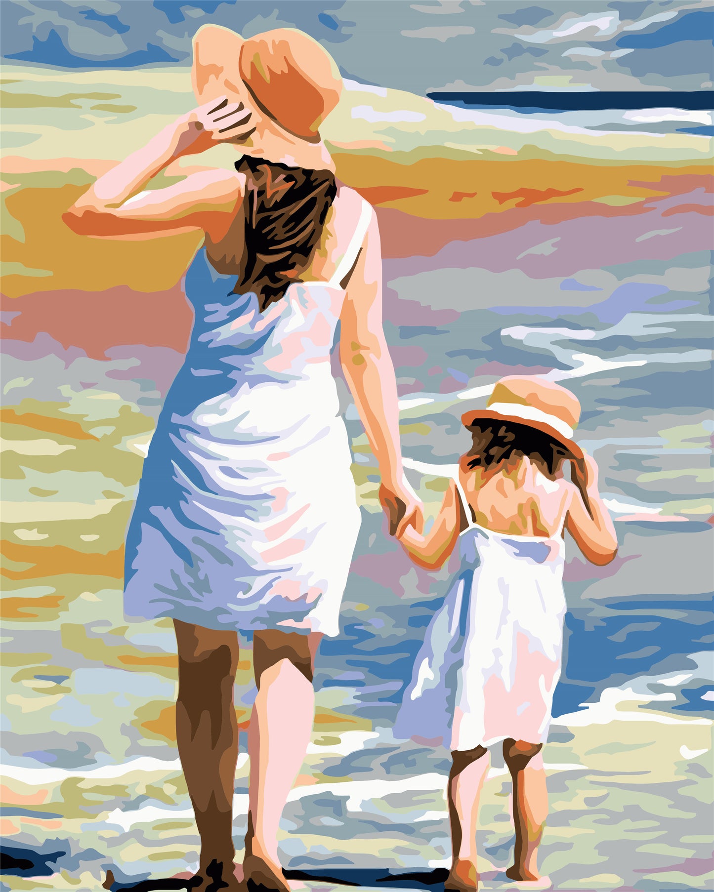 Porträt Malen nach Zahlen W-260