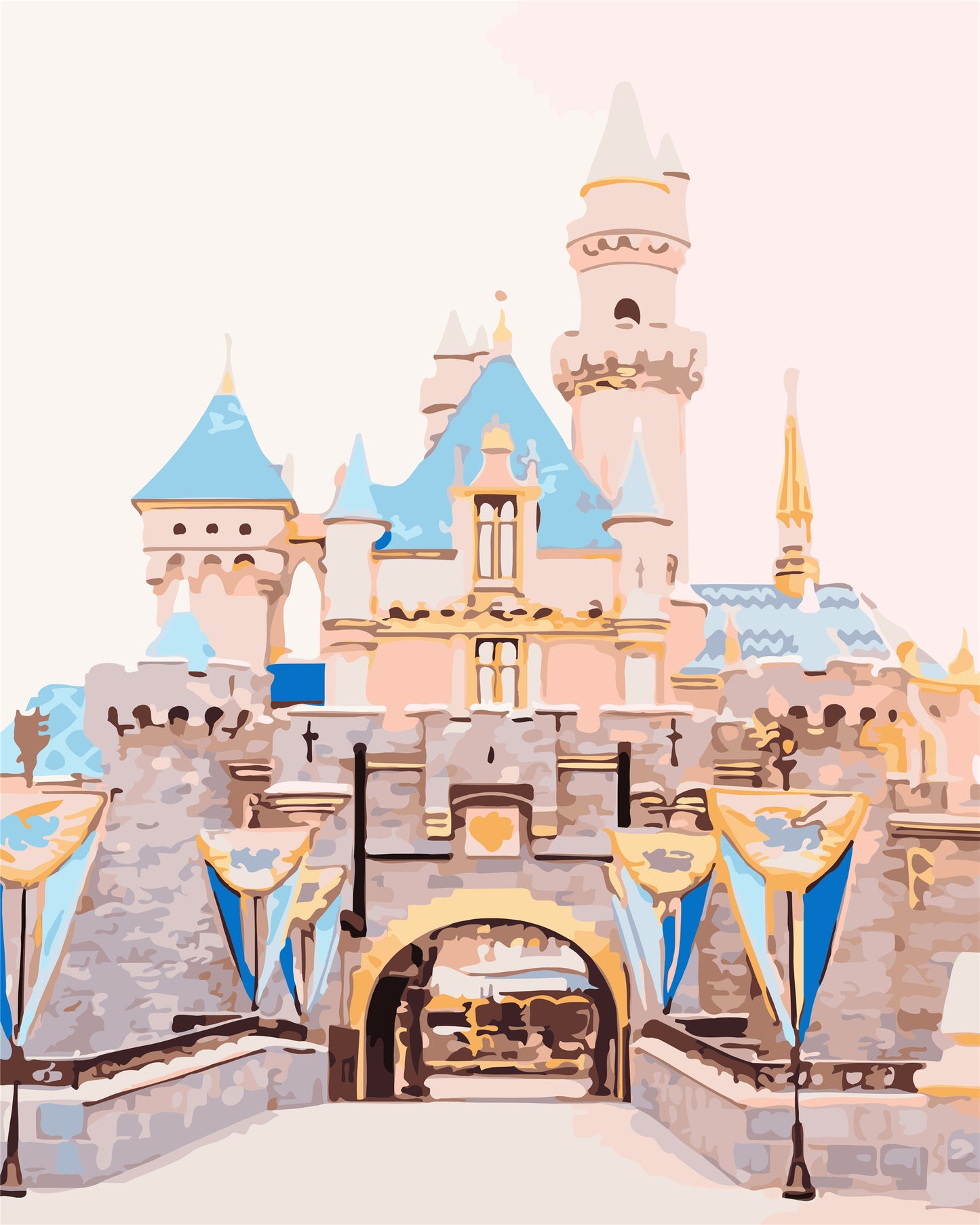 Stadt Malen nach Zahlen W-401